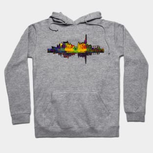 Amsterdam Skyline In Silhouette Hoodie